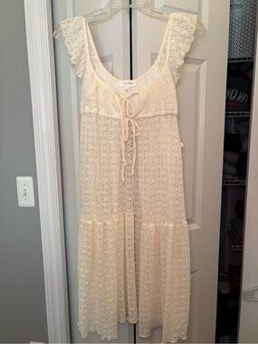 Cream Lace Tunic